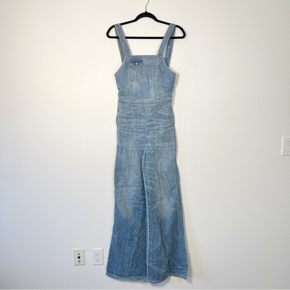 Citizens of Humanity Katie Flare Leg Overalls Size XS Blue Boho Anthropologie - Picture 3 of 12